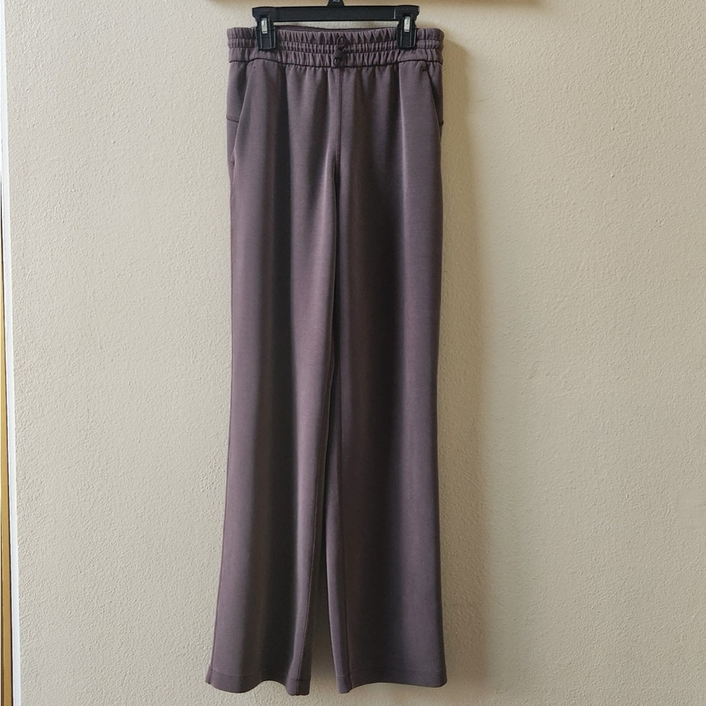 Lululemon Softstreme High Rise Sweatpants in Espresso Mauve Brown Washed size 4